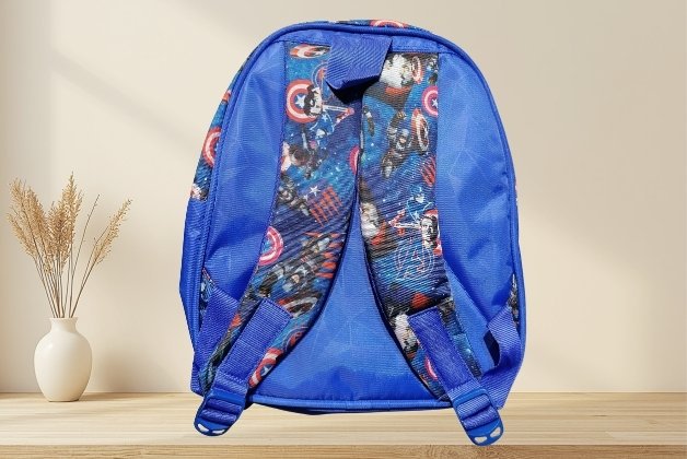 CAPTAIN AMERICA 3D VIEW 13 INCH SCHOOL BAG FOR BOYS | SUPERHERO BACKPACK | KIDS TRAVEL & SCHOOL BAG