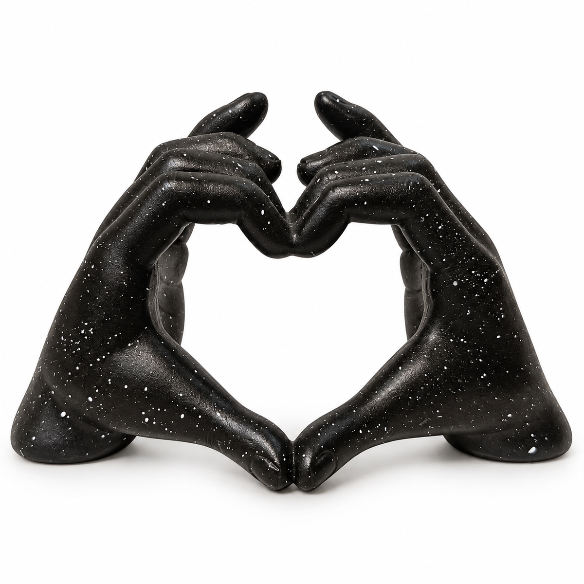 Heart shape hands decorative showpiece - luxury artistic home decor showpiece for living room, office, study and tabletop decoration