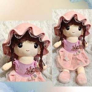 CAP DOLL SOFT TOY MEDIUM SIZE (PINK) | GIFT FOR GIRLS