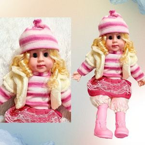 MUSIC DOLL WITH BLINK EYES SOFT TOY | GIFT FOR GIRLS AND KIDS