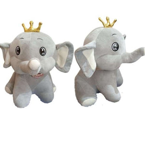 CROWN ELEPHANT SOFT TOY