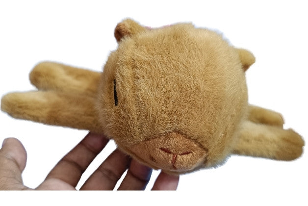 CAPYBARA SLAP BAND SOFT TOY (PINK) WITH TAIL SPINNING FUNCTION | GIFT FOR BOY AND GIRL