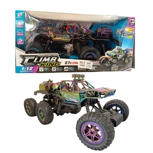 Climb King Beast High-Speed Remote Control Off-Road Car with Spray & Lights