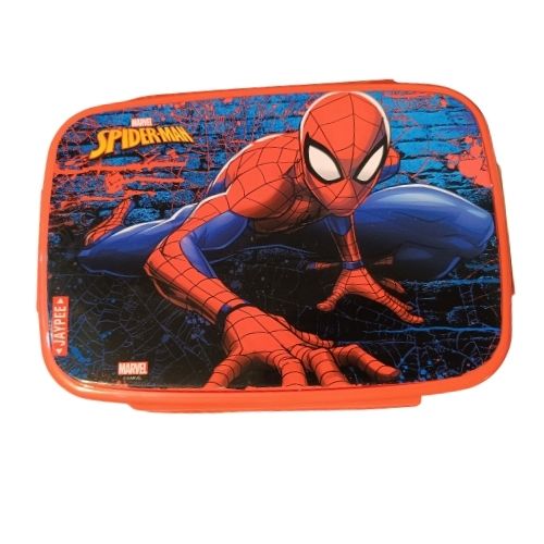 Marvel Avengers Kids Insulated Lunch Box with Stainless Steel Bowl & Spoon | Spider-Man, Iron Man & Cation America Design