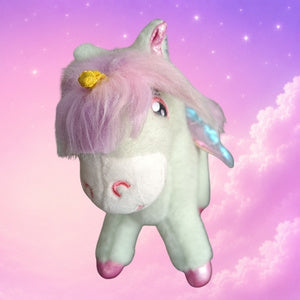 MAGICAL PEGASUS UNICORN PLUSH TOY WITH RAINBOW MANE