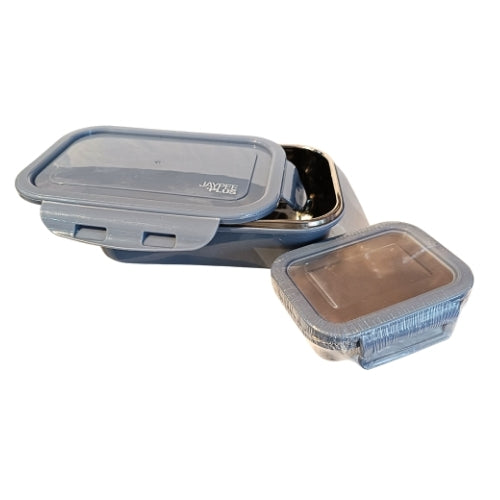 Stainless Steel Lunch Box with Spill Proof Silicone Seal | BPA Free | Microwave Safe | Leak Resistant Food Storage Container