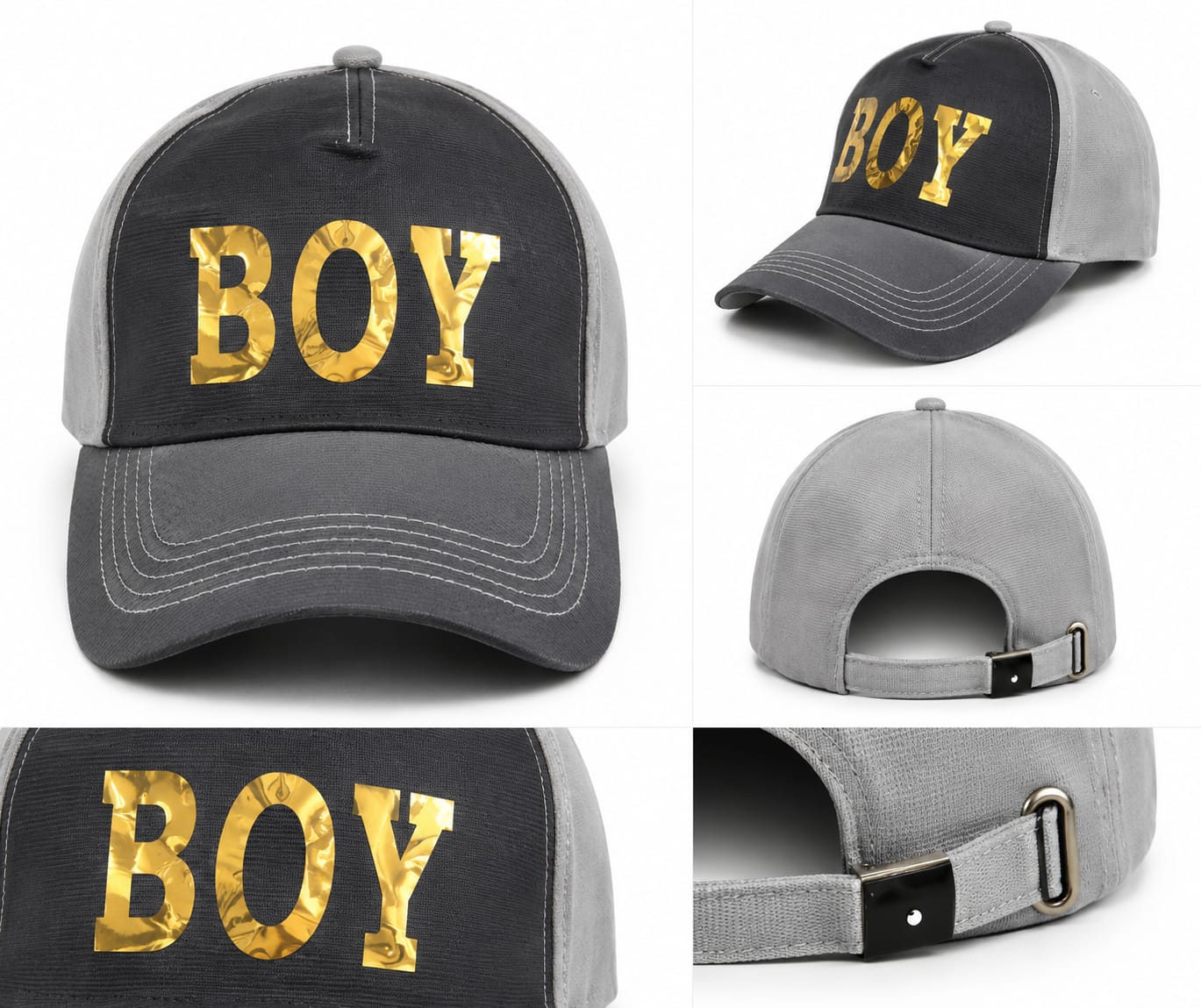Premium Adjustable Gradient Baseball Cap for Boys & Girls | Stylish Casual Sports Cap