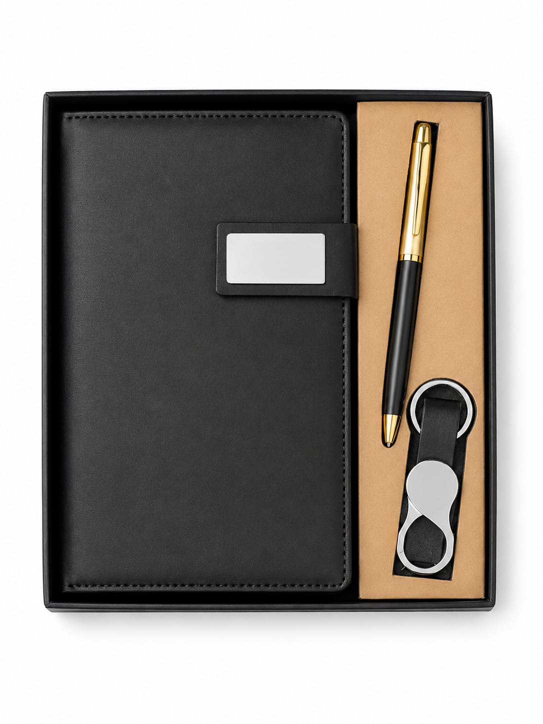 Premium Executive Diary & Keychain Gift Set