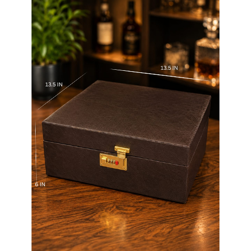 Luxury Premium Bar Set with 6 Glasses & Cocktail Accessories