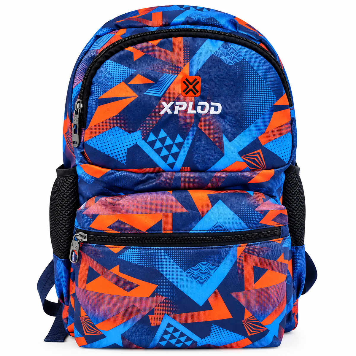 Xplod Stylish Backpack for School, College & Travel | Spacious Laptop & Daily Use Bag with Side Bottle Pockets