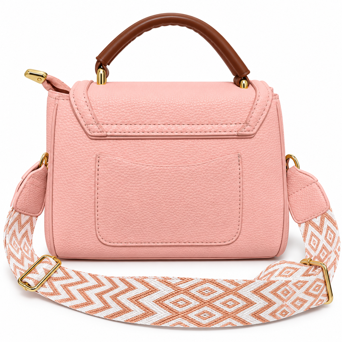 Pink Handbag / Sling Bag – Stylish Convertible Shoulder & Crossbody Bag