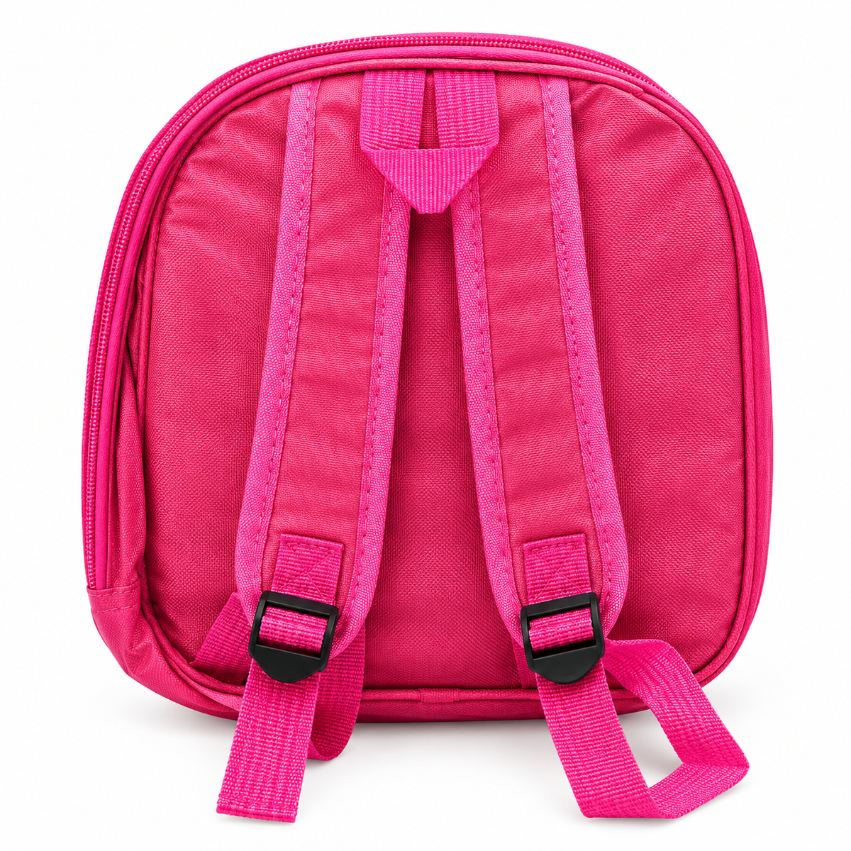 Kids Girls Backpack | 1 Zipper Cute Pink Pig Design School Bag | Lightweight Cartoon Backpack