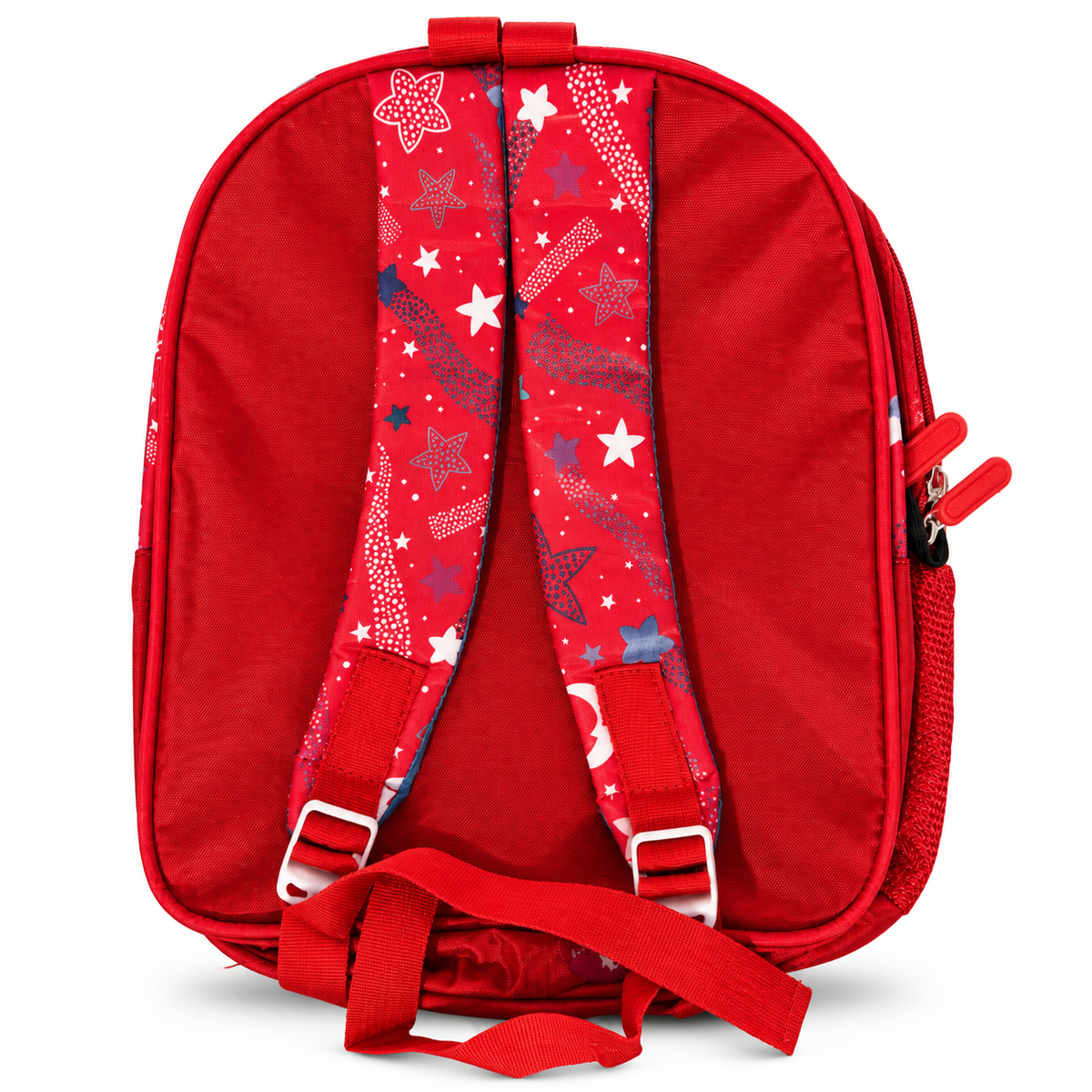 Girls Unicorn Printed School Backpack | 2 Zipper Spacious Bag with Side Bottle Pocket | Stylish Lightweight Backpack
