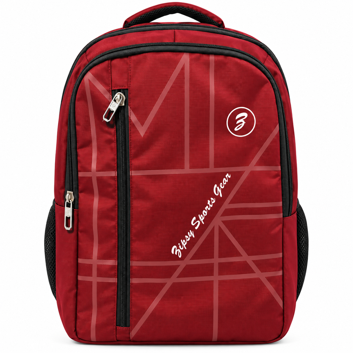 Stylish Red Backpack for School, College, Office &amp; Travel | Spacious Casual Backpack with Multiple Compartments