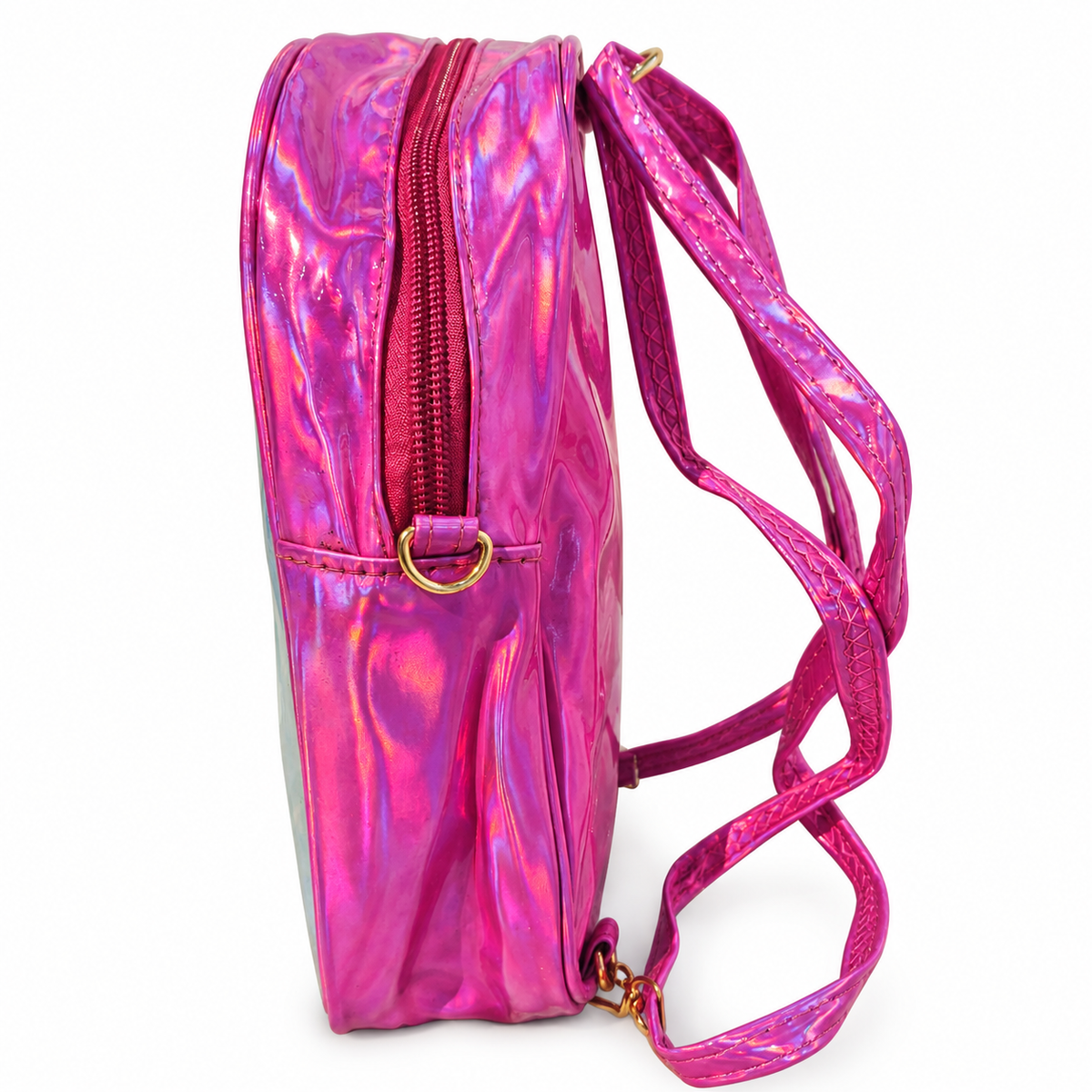 Kids Girls Fashion Backpack | Cute Cat Printed Pink Backpack | 1 Zipper Lightweight School Bag