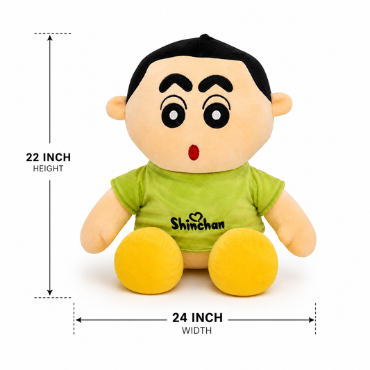 Shinchan Plush Soft Toy – Cute & Cuddly Stuffed Doll for Kids