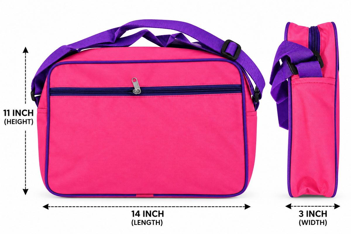 Unicorn / BTSPrinted Sling Bag for Girls | Cute Crossbody Shoulder Bag | 1 Zipper Spacious Carry Bag