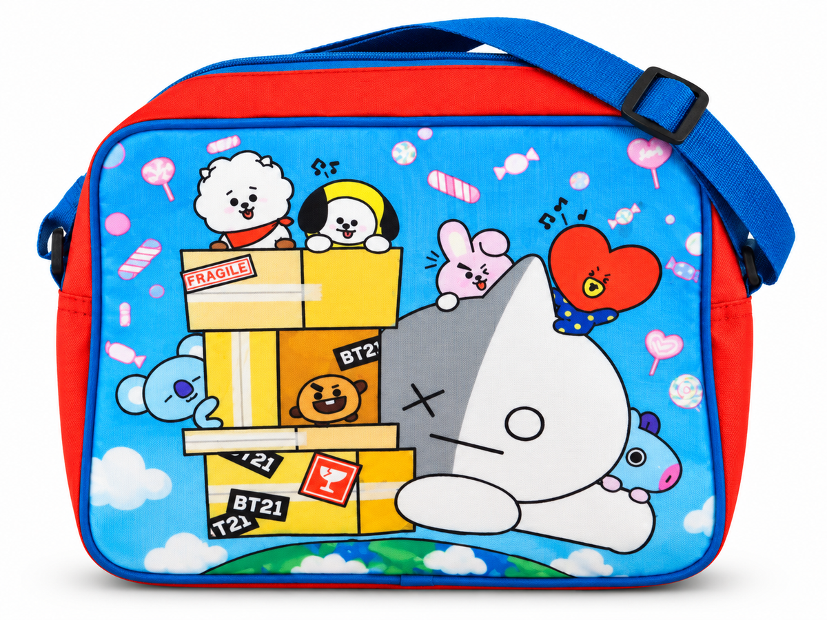 Unicorn / BTSPrinted Sling Bag for Girls | Cute Crossbody Shoulder Bag | 1 Zipper Spacious Carry Bag