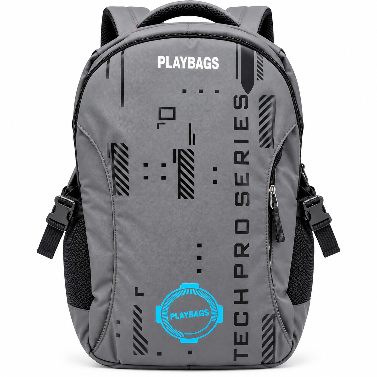 Playbags Stylish Backpack | Spacious Multi-Compartment Backpack with 2 Side Bottle Pockets