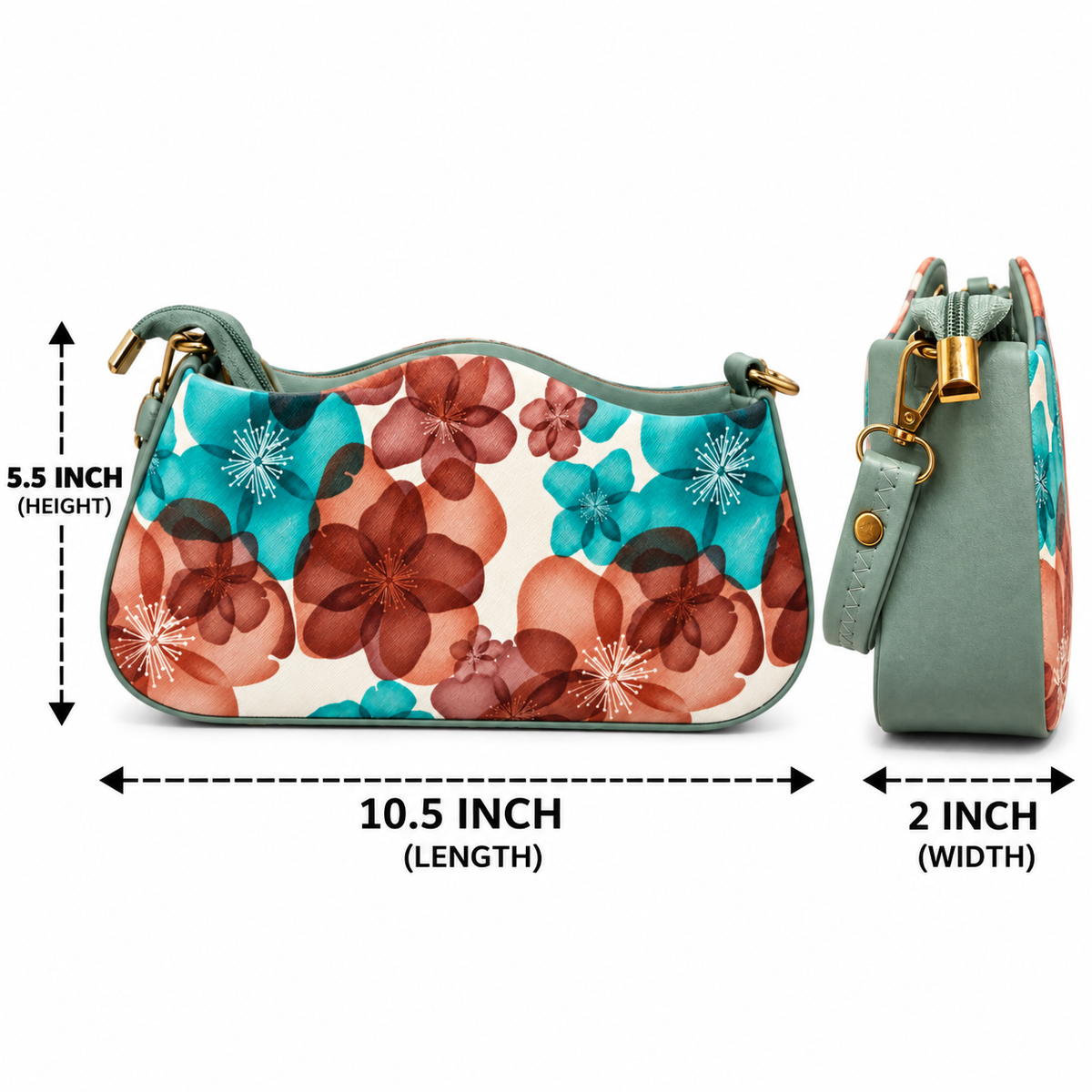 Floral Printed  Sling / Handbag  Bag | Stylish Trendy Bag