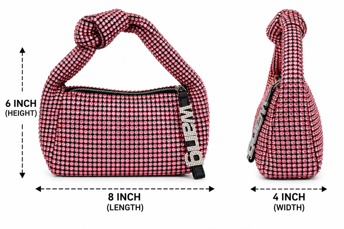 Rhinestone Embellished Handbag | Stylish For Party and Gift Hand Bag