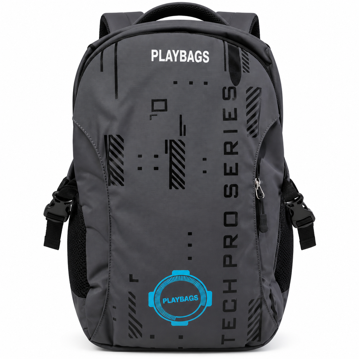 Playbags Stylish Backpack | Spacious Multi-Compartment Backpack with 2 Side Bottle Pockets