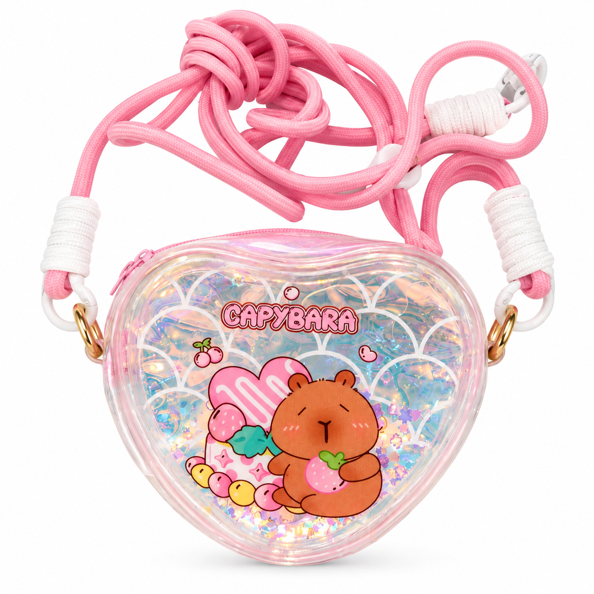 Girls & Women Cute Mini Sling Bag | Stylish Crossbody Shoulder Bag with Adjustable Rope Strap | Lightweight Casual Handbag