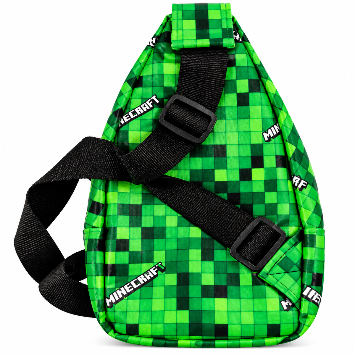 Kids Dinosaur Sling Backpack for Boys &amp; Girls | 2 Zipper Cute Dino Printed Mini Backpack
