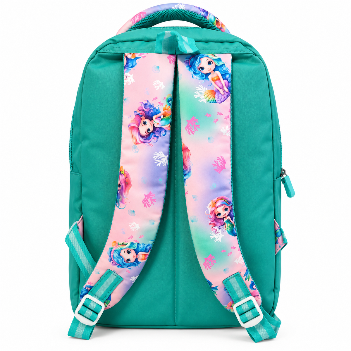 Girls Mermaid School Backpack | Colorful Lightweight Bag with Spacious Storage & Bottle Pocket