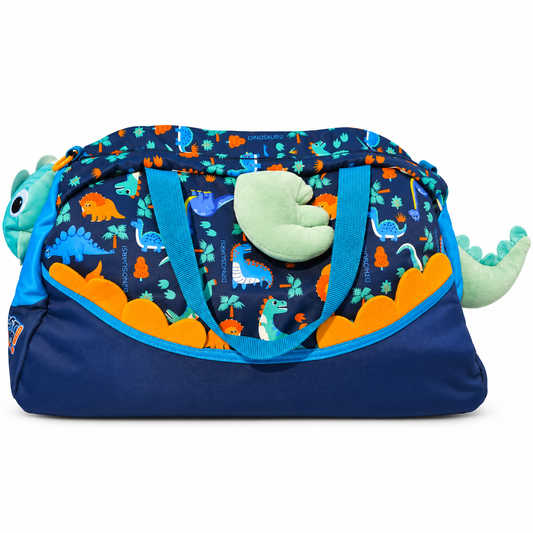 Kids Dinosaur Backpack &amp; Travel Bag | Cute 3D Dinosaur Design School Bag | Spacious Multipurpose Bag for Boys &amp; Girls