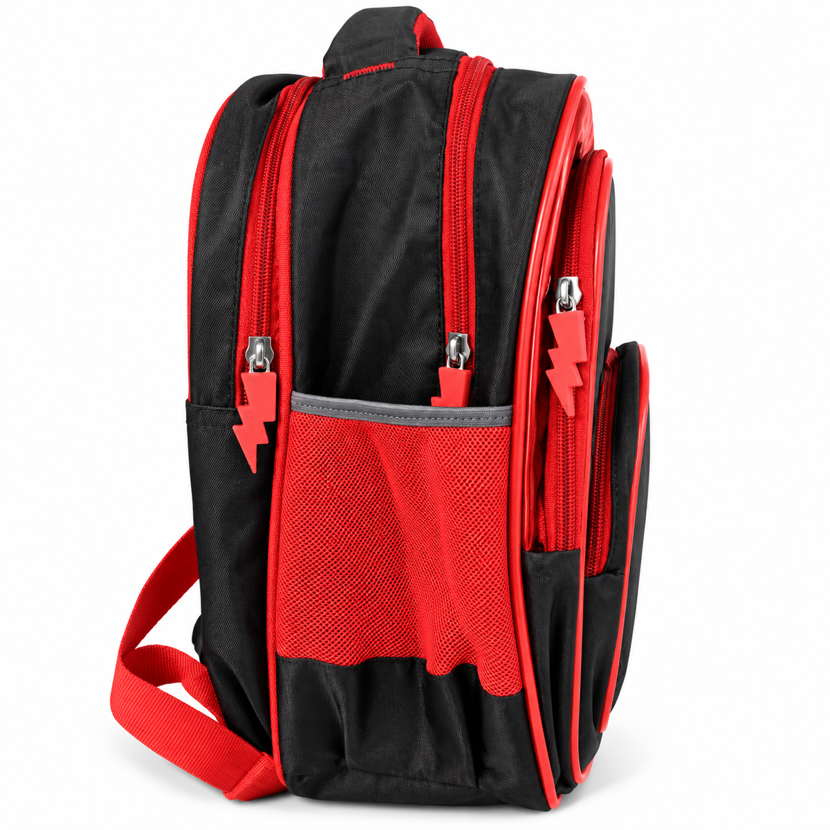 Spider-Man Kids School Backpack | 4 Zipper Spacious School Bag | Amazing Spider-Man Printed Backpack with Side Mesh Pocket