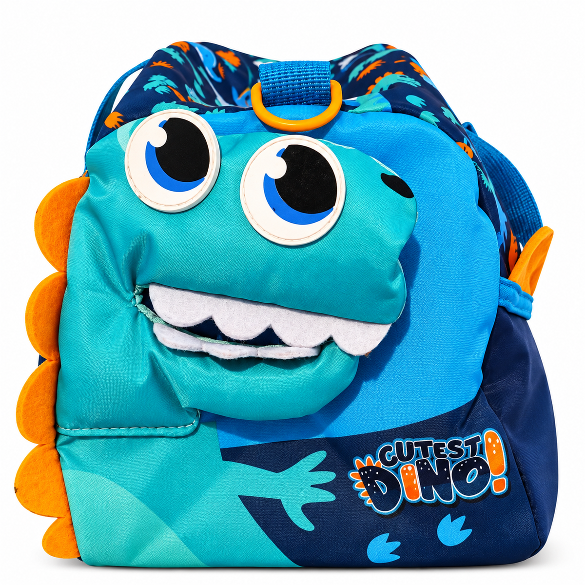 Kids Dinosaur Backpack &amp; Travel Bag | Cute 3D Dinosaur Design School Bag | Spacious Multipurpose Bag for Boys &amp; Girls