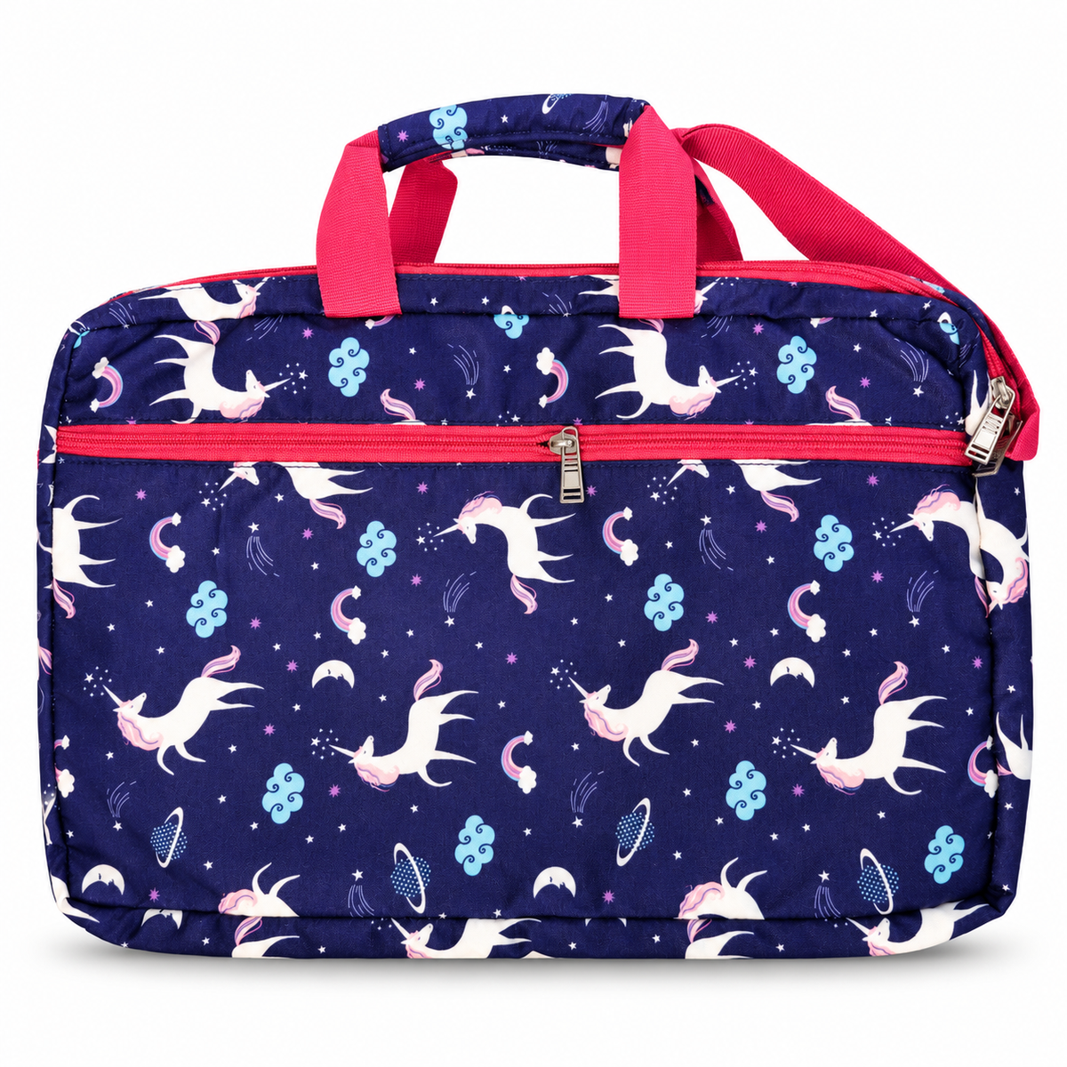 Unicorn Printed Sling Bag for Girls | Cute Crossbody Shoulder Bag | 1 Zipper Spacious Carry Bag