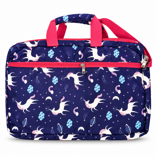 Unicorn Printed Sling Bag for Girls | Cute Crossbody Shoulder Bag | 1 Zipper Spacious Carry Bag