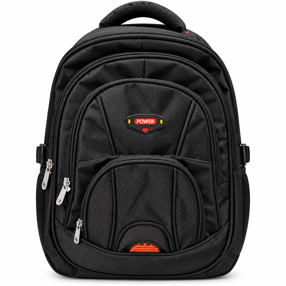 Power Backpack for Men &amp; Women | 5 Zipper Spacious Backpack with 2 Side Bottle Pockets | Laptop &amp; Travel Bag