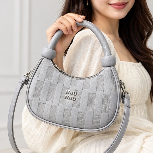 Min Min Stylish Grey Handbag | Trendy Shoulder & Crossbody Bag