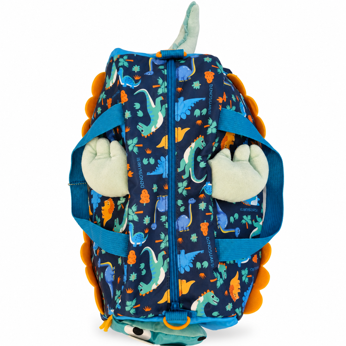Kids Dinosaur Backpack &amp; Travel Bag | Cute 3D Dinosaur Design School Bag | Spacious Multipurpose Bag for Boys &amp; Girls