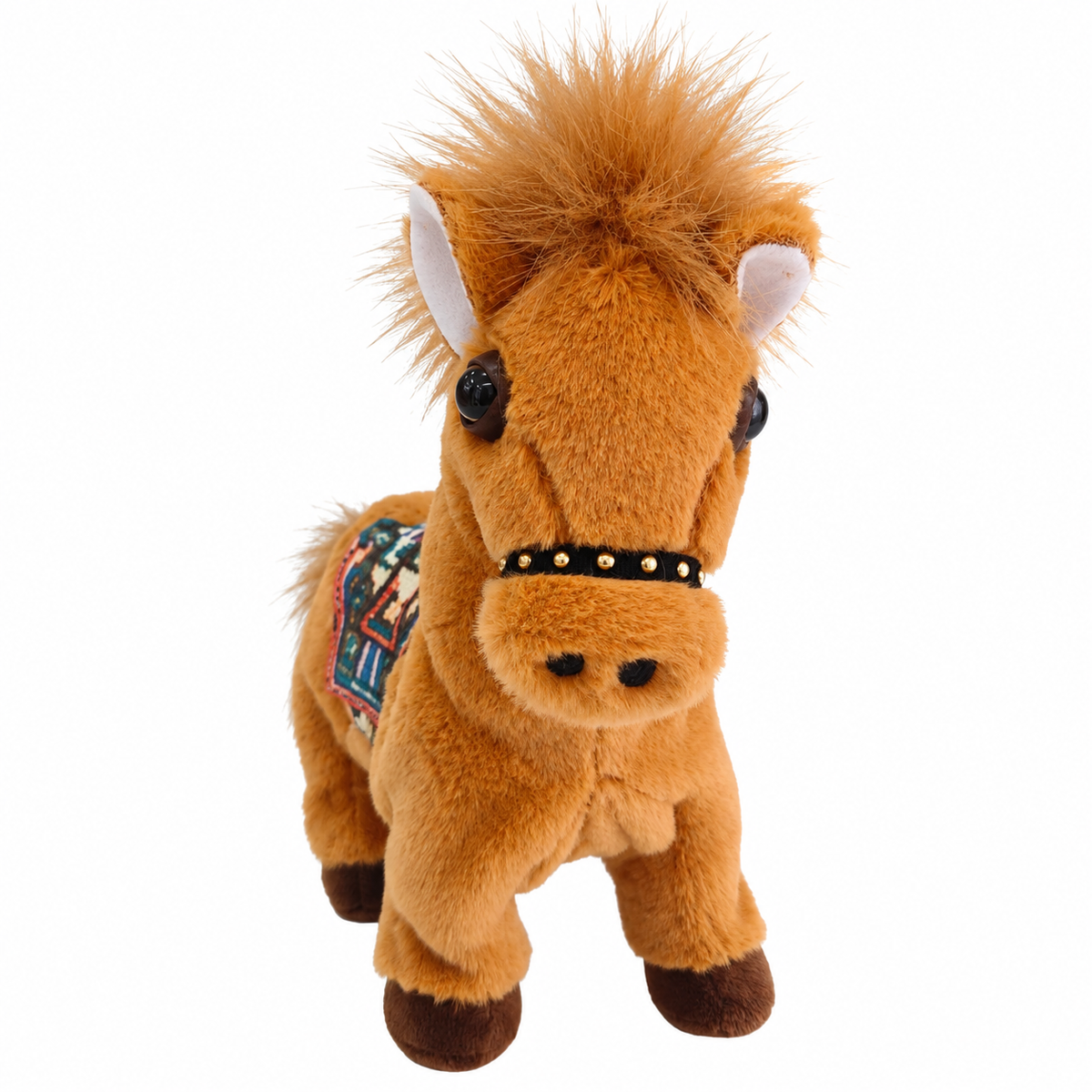 Walking & Sound Horse Soft Toy – Moving Horse Toy for Boys and Girls