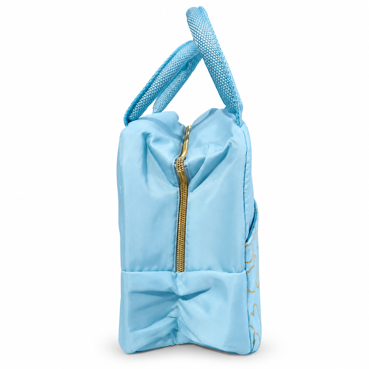 Cute Heart Print Lunch Bag for Women & Girls | Insulated Lunch Tote Bag with Zipper & Carry Handle